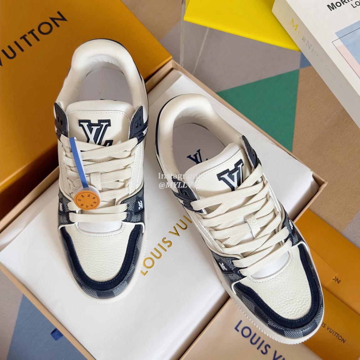 Louis Vuitton LV Trainer Multi-Color Leather Skate Sneakers For Men & Women - Image 2