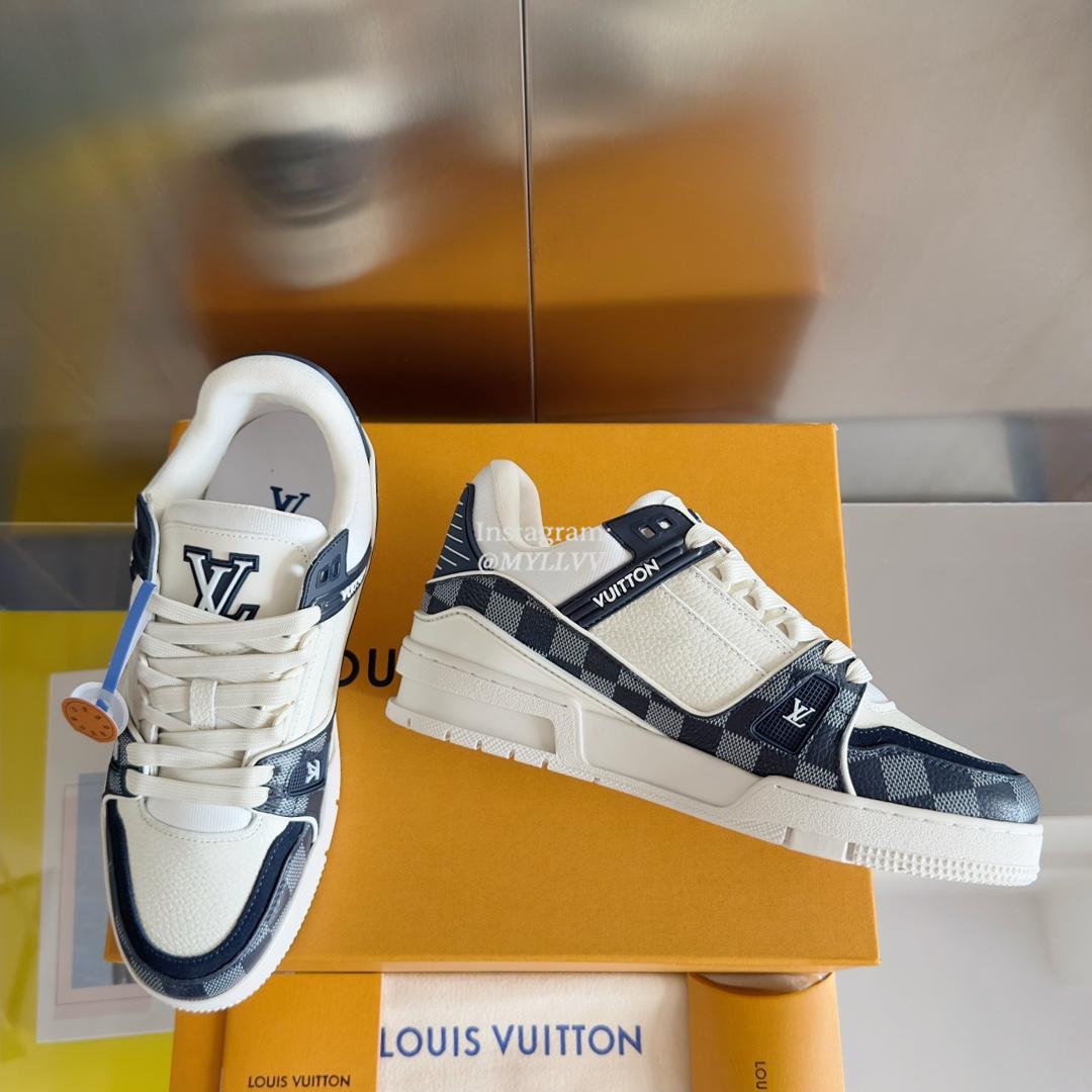 Louis Vuitton LV Trainer Multi-Color Leather Skate Sneakers For Men & Women - Image 4