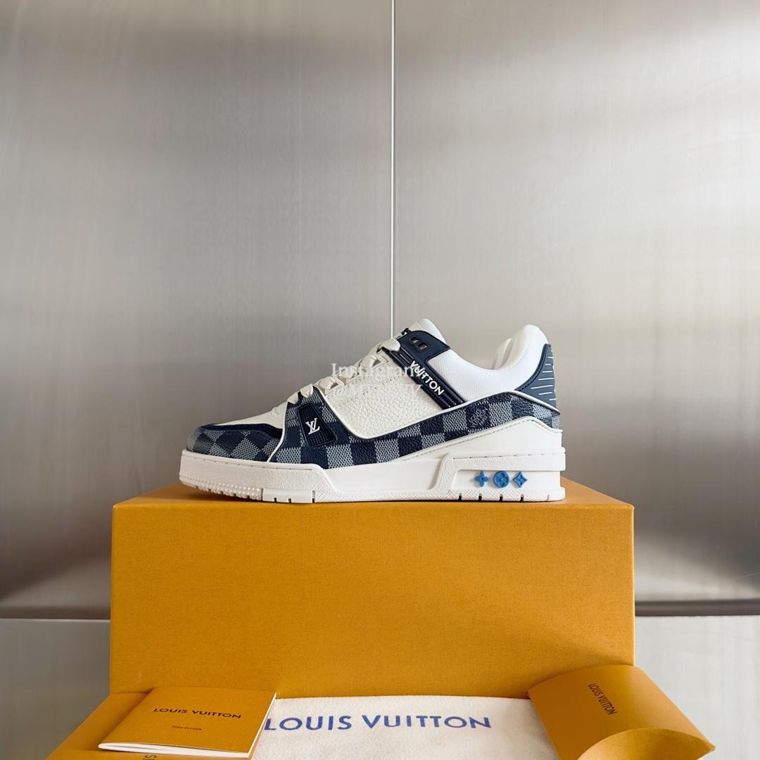 Louis Vuitton LV Trainer Multi-Color Leather Skate Sneakers For Men & Women - Image 5