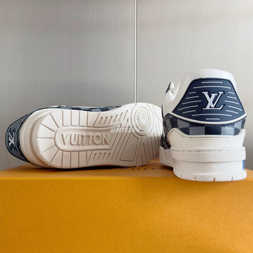 Louis Vuitton LV Trainer Multi-Color Leather Skate Sneakers For Men & Women - Image 7