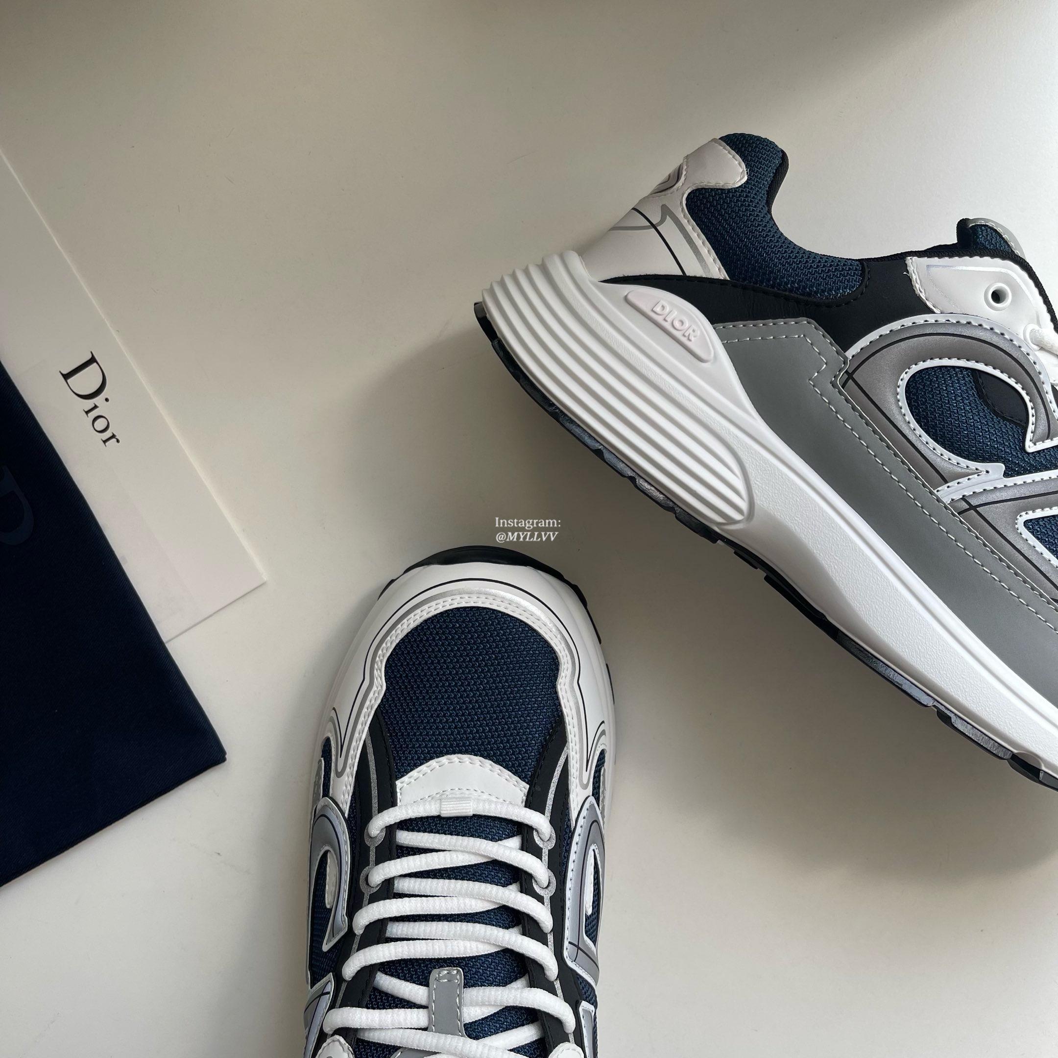 Christian Dior B30 Sneakers With Reflective CD30 For Both Men And Women - Image 4