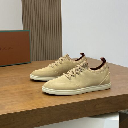 Loro Piana Classic Men's Lace Up Casual Sports Shoes