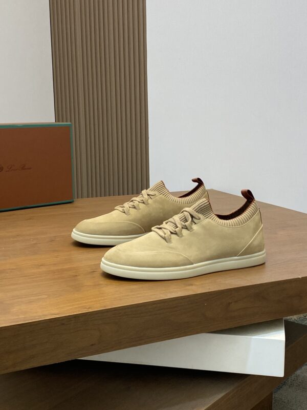 Loro Piana Classic Men's Lace Up Casual Sports Shoes