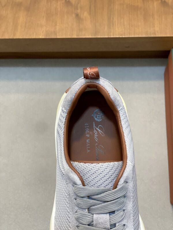 Loro Piana Wool Bead Knitted Soft Leather Sports Shoes - Image 7