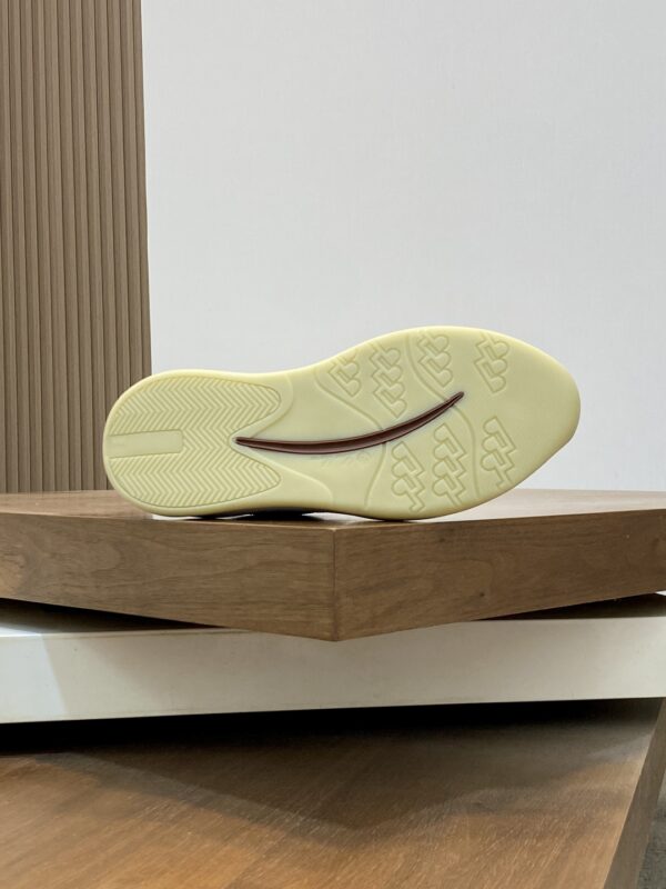 Loro Piana Wool Bead Knitted Soft Leather Sports Shoes - Image 9