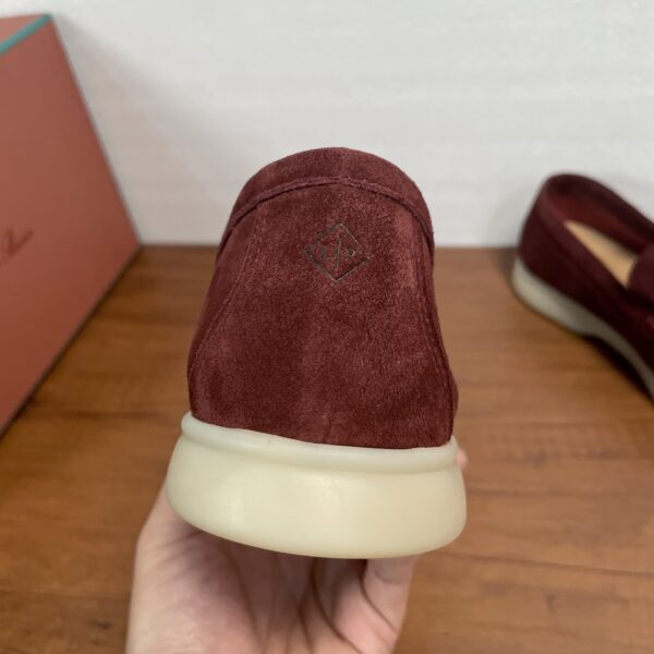 Loro Piana Cowhide Leather Suede Loafers For Men And Women - Image 8