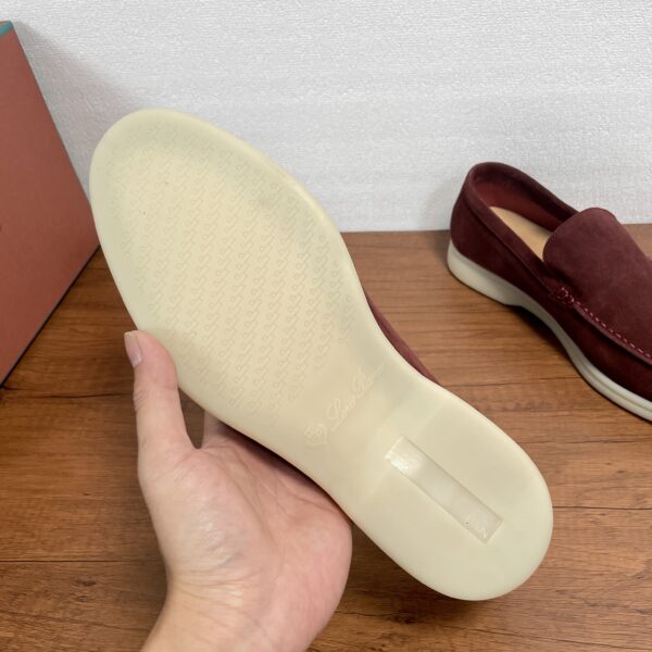 Loro Piana Cowhide Leather Suede Loafers For Men And Women - Image 9
