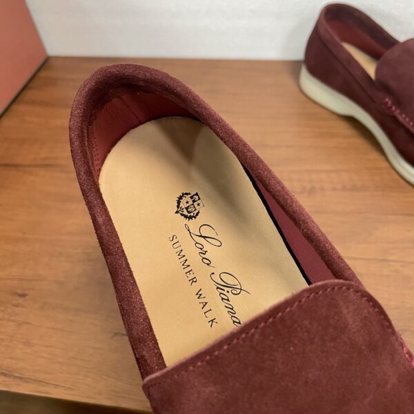 Loro Piana Cowhide Leather Suede Loafers For Men And Women - Image 7
