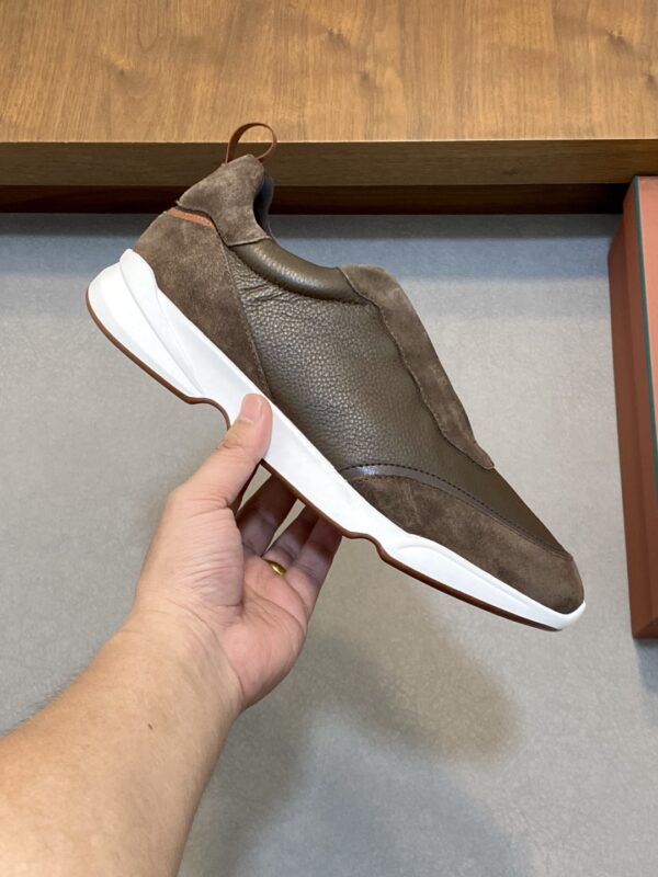 Loro Piana Men's Cowhide Comfortable Casual Sports Shoes - Image 4