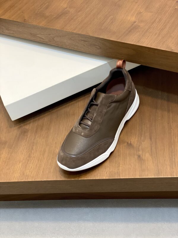 Loro Piana Men's Cowhide Comfortable Casual Sports Shoes - Image 6