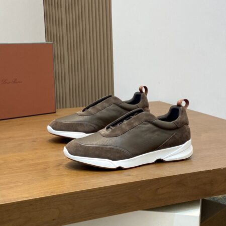 Loro Piana Men's Cowhide Comfortable Casual Sports Shoes