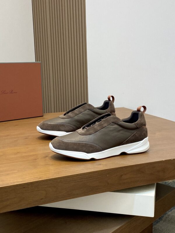 Loro Piana Men's Cowhide Comfortable Casual Sports Shoes