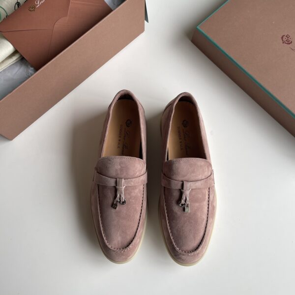 Loro Piana Men's Classic Cowhide Leather Casual Loafers - Image 2