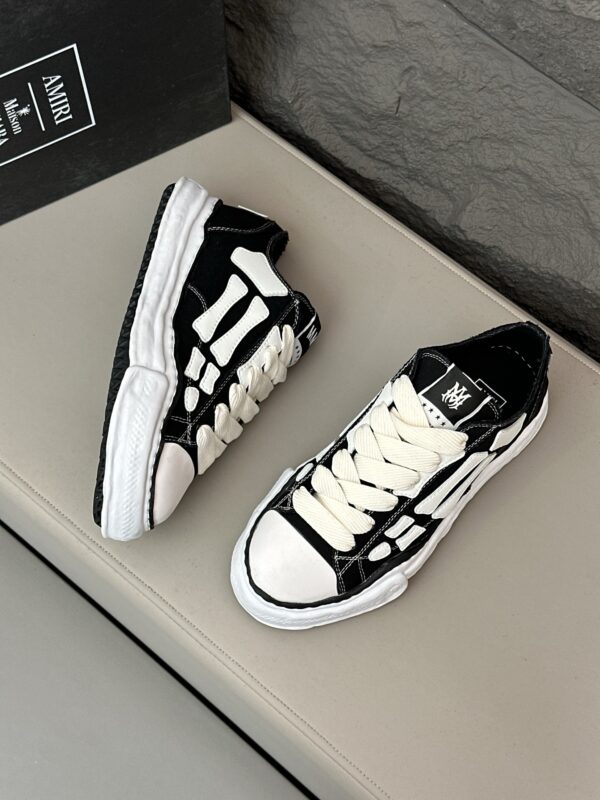 Amiri Denim Low Cut Casual Sports Shoes For Men And Women - Image 3