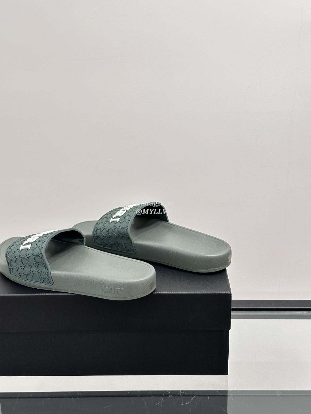 Amiri Embossed Men's Slippers With Unique Patterns - Image 7