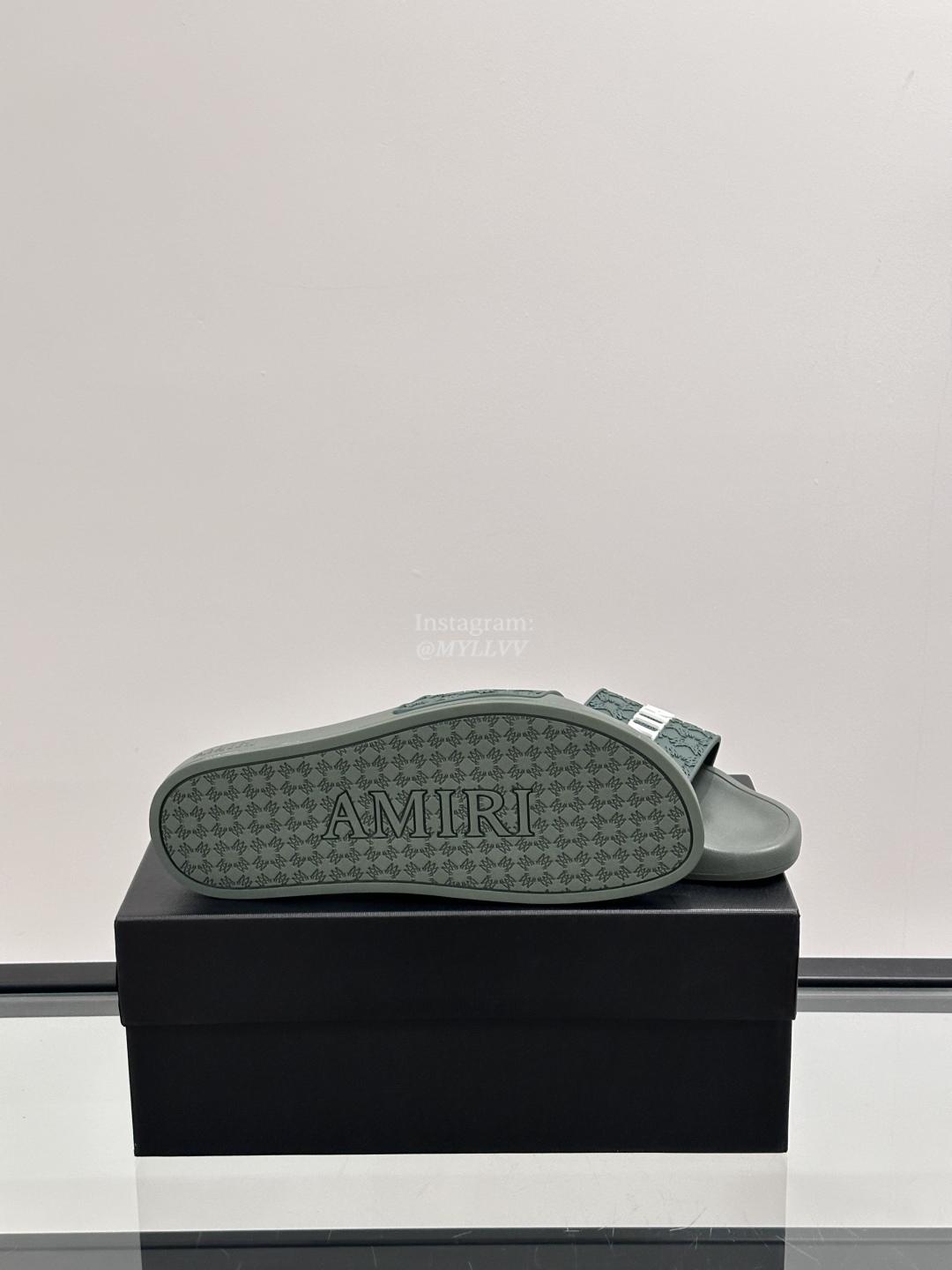 Amiri Embossed Men's Slippers With Unique Patterns - Image 9