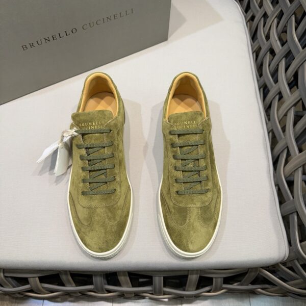 Brunello Cucinelli Cowhide Leather Men's Casual Sports Shoes - Image 2
