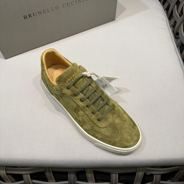 Brunello Cucinelli Cowhide Leather Men's Casual Sports Shoes - Image 5