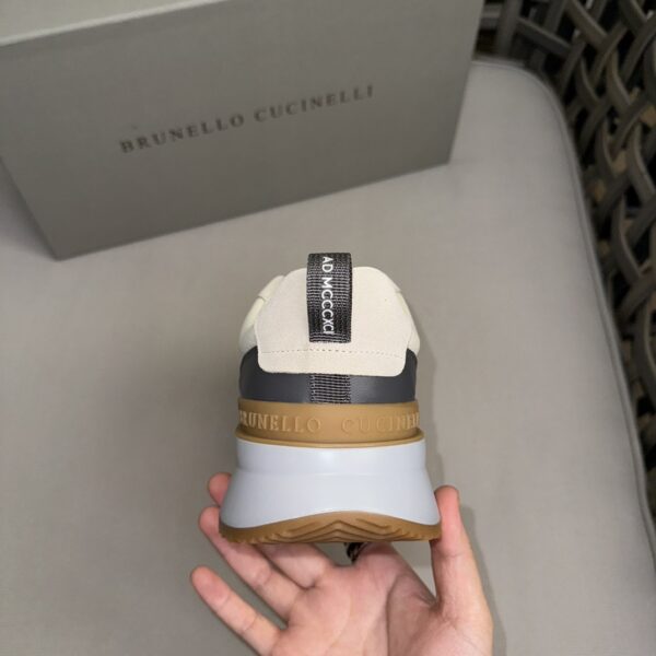 Brunello Cucinelli New Lace Up Men's Casual Sports Shoes - Image 7