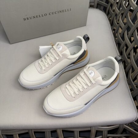 Brunello Cucinelli New Lace Up Men's Casual Sports Shoes
