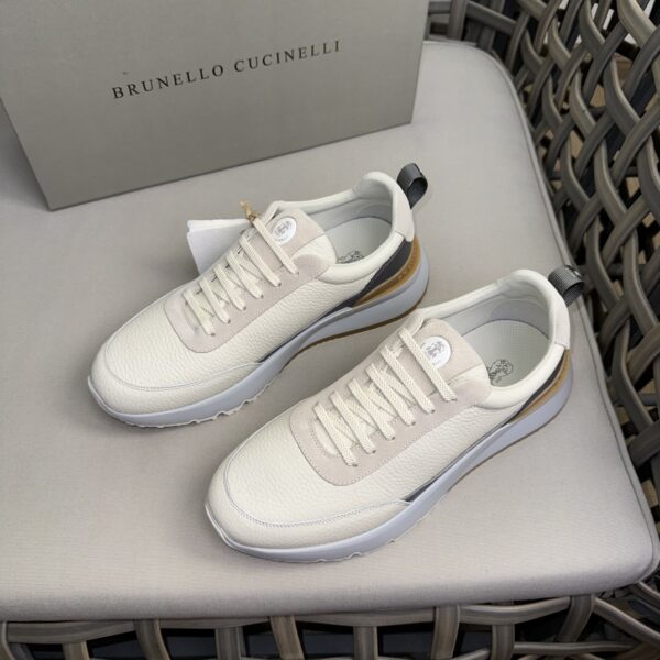 Brunello Cucinelli New Lace Up Men's Casual Sports Shoes