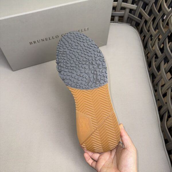 Brunello Cucinelli Cotton Knit Shoe Upper For Sports Shoes - Image 9
