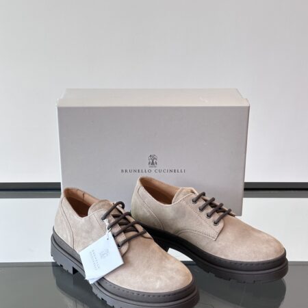Brunello Cucinelli High End Men's Classic Lace Up Loafers