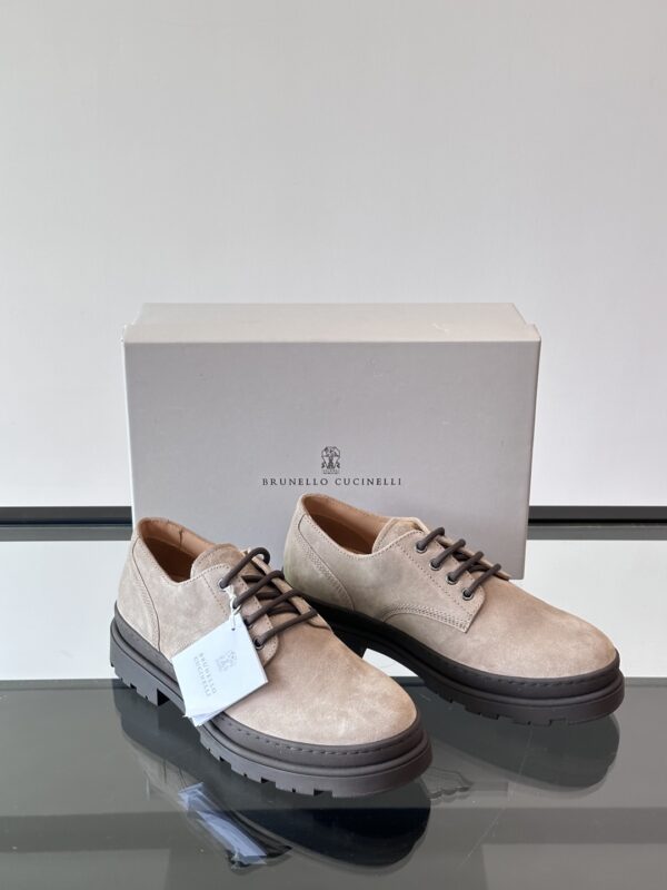 Brunello Cucinelli High End Men's Classic Lace Up Loafers