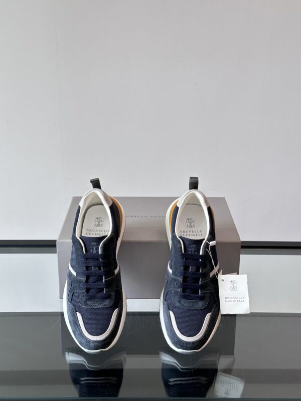 Brunello Cucinelli New Color Blocked Sports Board Men's Shoes - Image 6