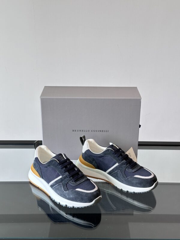Brunello Cucinelli New Color Blocked Sports Board Men's Shoes