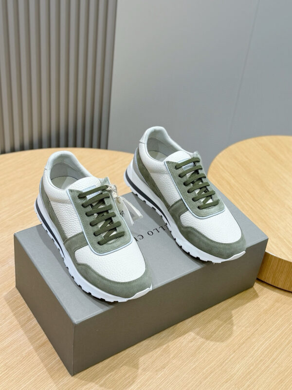 Brunello Cucinelli High Quality Men's Calf Leather Sports Shoes - Image 2