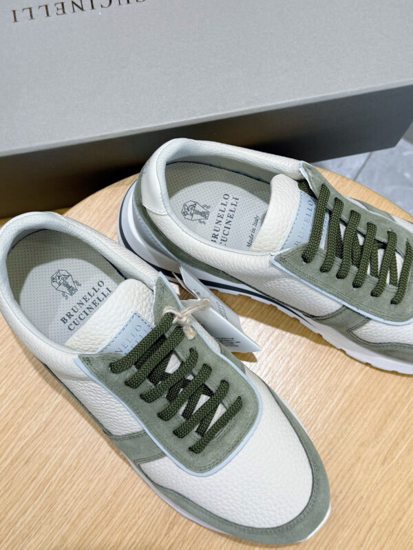 Brunello Cucinelli High Quality Men's Calf Leather Sports Shoes - Image 5