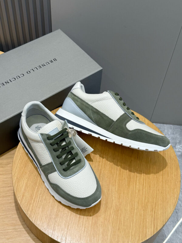 Brunello Cucinelli High Quality Men's Calf Leather Sports Shoes - Image 4