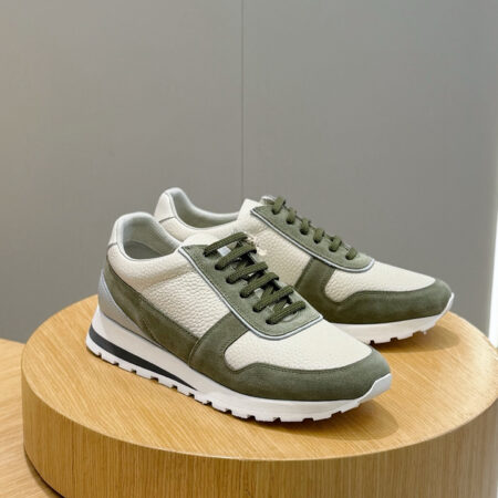Brunello Cucinelli High Quality Men's Calf Leather Sports Shoes