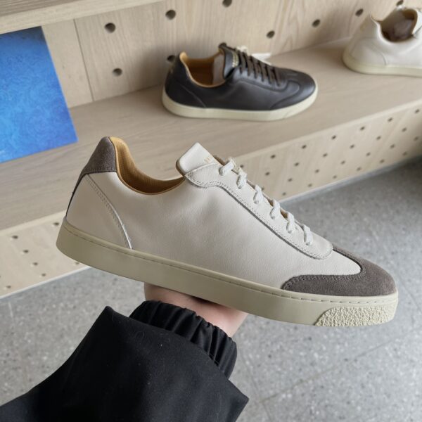 Brunello Cucinelli Men's Fashionable Cowhide Leather Casual Shoes - Image 5