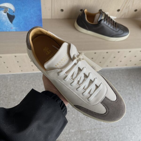 Brunello Cucinelli Men's Fashionable Cowhide Leather Casual Shoes - Image 6