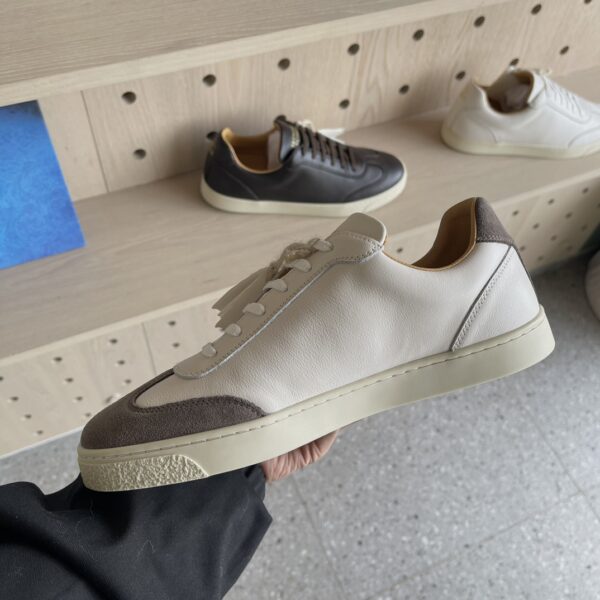 Brunello Cucinelli Men's Fashionable Cowhide Leather Casual Shoes - Image 7