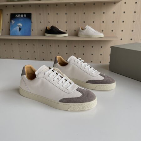 Brunello Cucinelli Men's Fashionable Cowhide Leather Casual Shoes