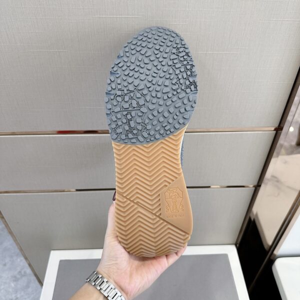 Brunello Cucinelli Fashionable All Cotton Knitted Sports Shoes - Image 9