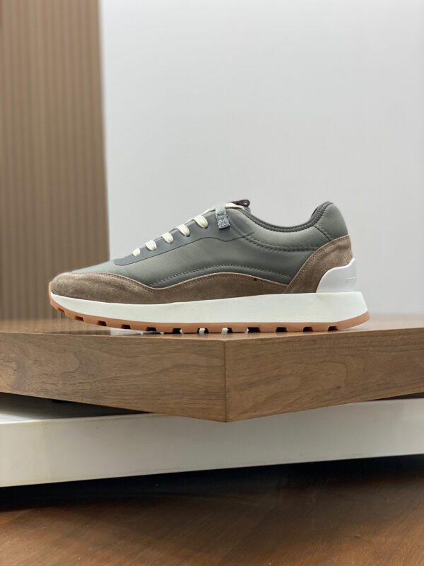 Brunello Cucinelli Men's Waterproof Fabric Sports Shoes - Image 3