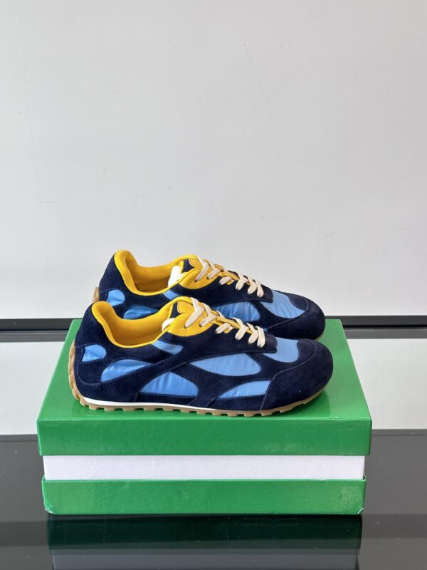 Bottega Veneta Orbit Cowhide Leather Couple Casual Sports Shoes - Image 2