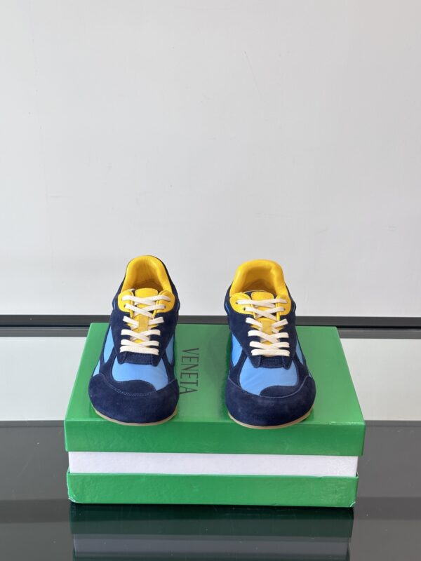 Bottega Veneta Orbit Cowhide Leather Couple Casual Sports Shoes - Image 3