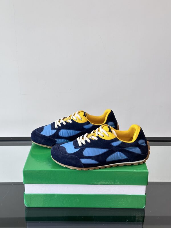 Bottega Veneta Orbit Cowhide Leather Couple Casual Sports Shoes - Image 4