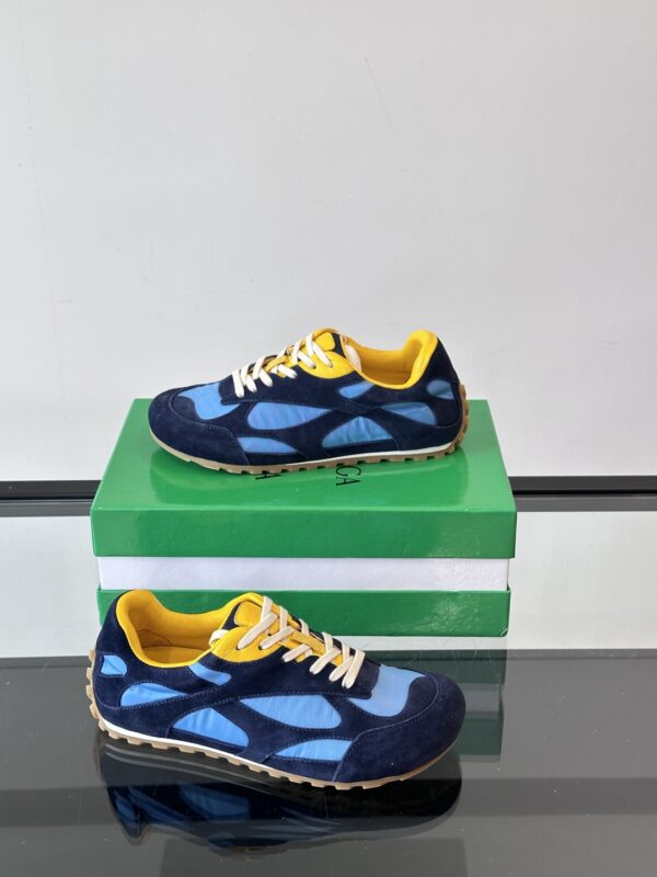 Bottega Veneta Orbit Cowhide Leather Couple Casual Sports Shoes - Image 5