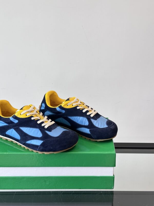 Bottega Veneta Orbit Cowhide Leather Couple Casual Sports Shoes - Image 8