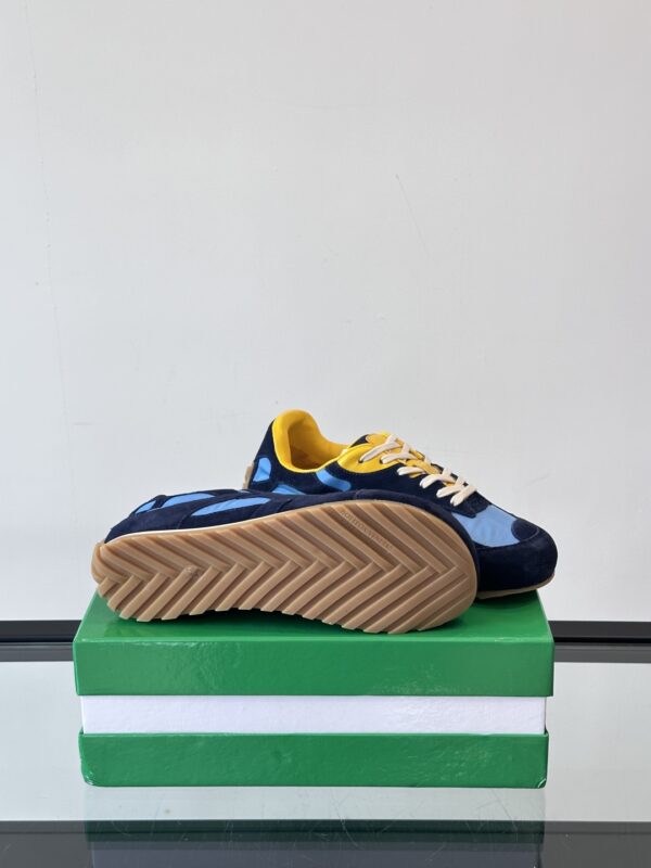 Bottega Veneta Orbit Cowhide Leather Couple Casual Sports Shoes - Image 9