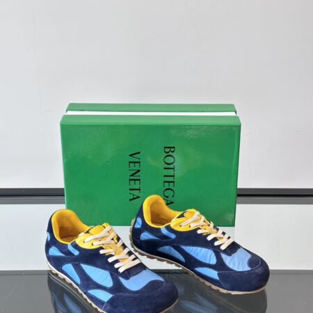 Bottega Veneta Orbit Cowhide Leather Couple Casual Sports Shoes