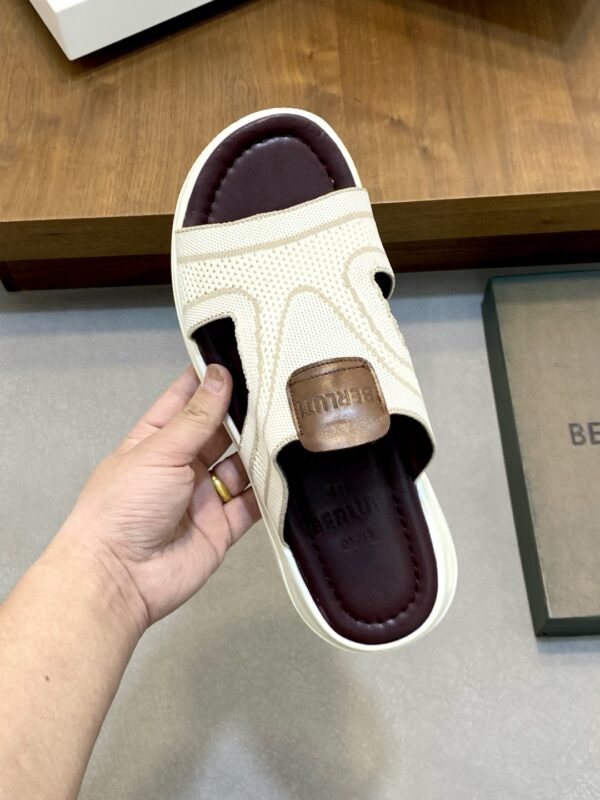 Berluti Men's Breathable Flyknit Business Slippers - Image 7