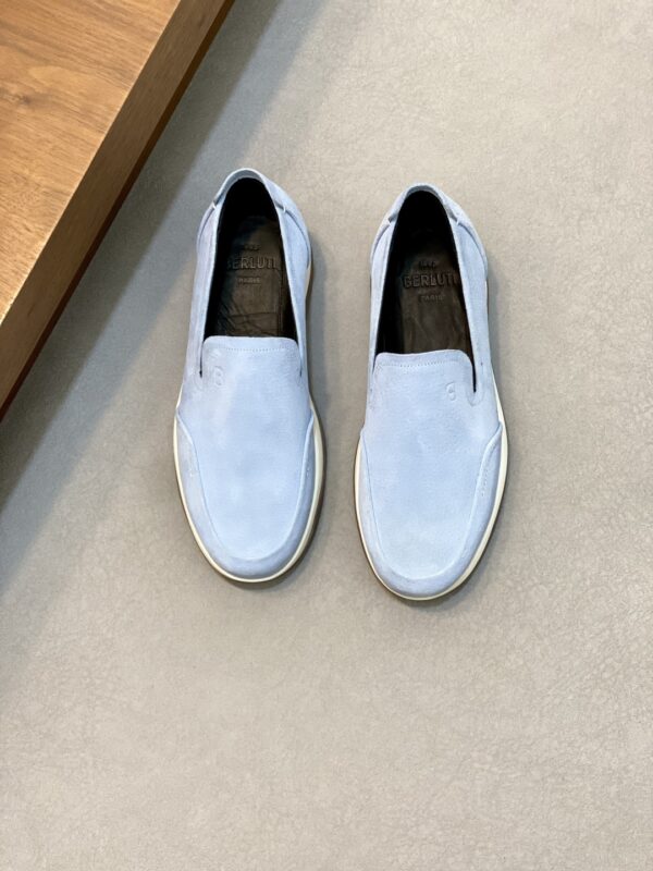 Berluti Men's Cowhide Leather One Step High End Casual Shoes - Image 2