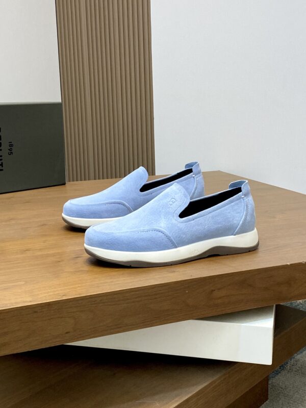 Berluti Men's Cowhide Leather One Step High End Casual Shoes